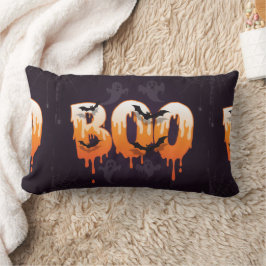 Cojín Lumbar Ilustración de la Noche de Halloween