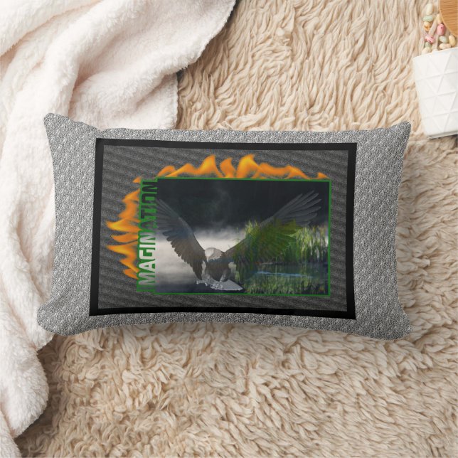 Cojín Lumbar Imaginación águila Inspiradora (Manta)