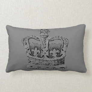 Cojín Lumbar Impresión de cosecha de vintage de regalías