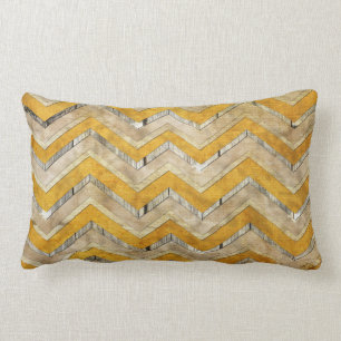 Cojín Lumbar Impresionante chevron fresco zigzag patrón mármol
