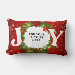 Cojín Lumbar Increíble alegría Personalizado de los Navidades t