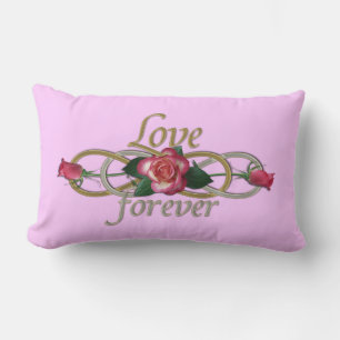Cojín Lumbar Infinito doble - Rosas Amor para siempre