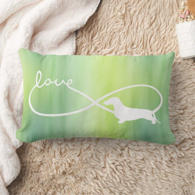 Cojín Lumbar Infinity Love Lemniscate Corto Pelo Dachshund 2 (Manta)