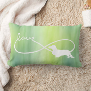 Cojín Lumbar Infinity Love Lemniscate Long-Hair Dachshund 2