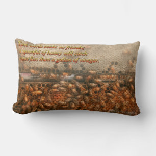 Cojín Lumbar Inspiración - Apiario - Abejas - Dulce éxito