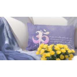 Cojín Lumbar Instructor de Meditación de Muy Peri Cita OM de yo