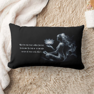 Cojín Lumbar Instructora de Yoga Loto Postura de Meditación Nie