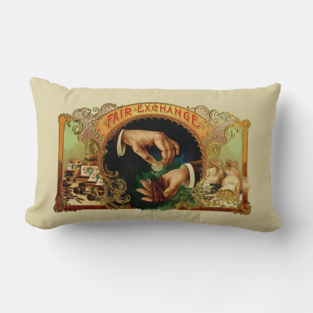 Cojín Lumbar Intercambio justo (Anverso)