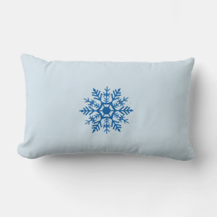 Cojín Lumbar Invierno del Motif Azul de Nieve