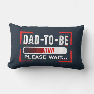 Cojín Lumbar Invitación de embarazo de papá futuro Keepsake