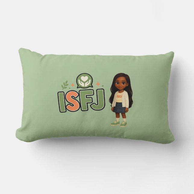 Cojín Lumbar ISFJ — A Guardiã da Harmonia (Anverso)