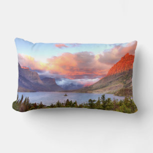 Cojín Lumbar Isla de oca salvaje al amanecer