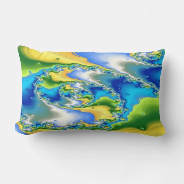 Cojín Lumbar Isla Paradise (Anverso)