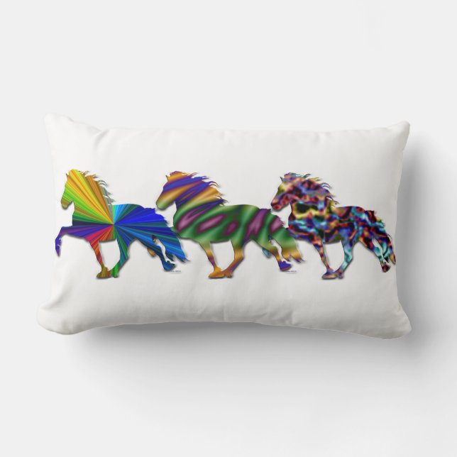 Cojín Lumbar Islandeses salvajes (Anverso)