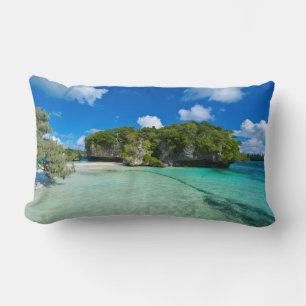 Cojín Lumbar Islote Rock En La Playa