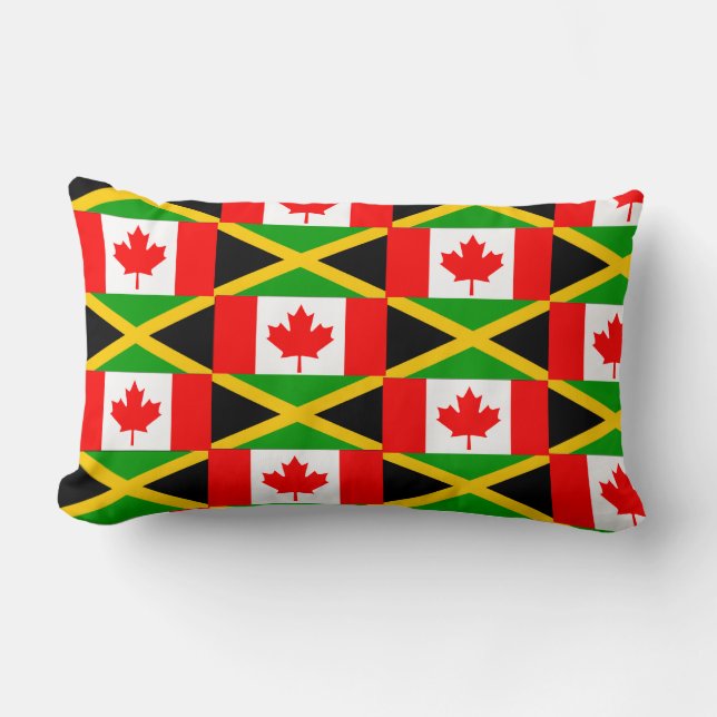 Cojín Lumbar jamaiquino-canadiense (Anverso)