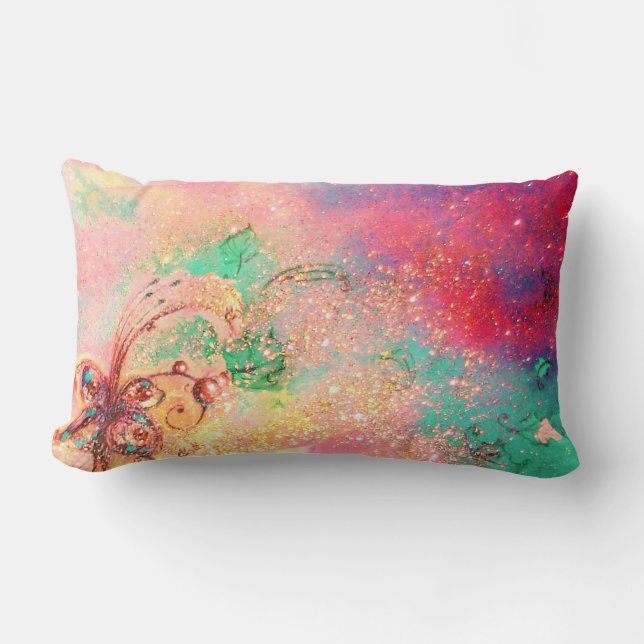 COJÍN LUMBAR JARDÍN DE LAS SOMBRAS PERDIDAS -PLANTA MAGIA DE MA (Anverso)