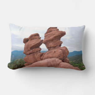 Cojín Lumbar Jardín del monumento de los dioses y montañas Lumb