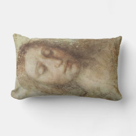 Cojín Lumbar Jefe de Cristo (Cristianismo) (Leonardo da Vinci)