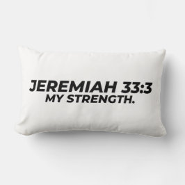 COJÍN LUMBAR JEREMIAH 33:3 - MI FUERZA.