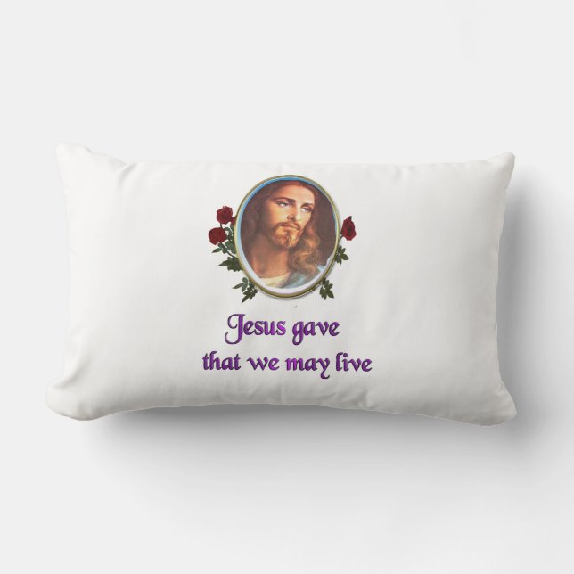 Cojín Lumbar Jesús (Anverso)