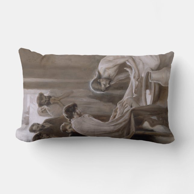 Cojín Lumbar Jesús lavando los pies de sus discípulos (Anverso)