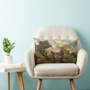 Cojín Lumbar John Constable - La obra de arte del Caballo Blanc