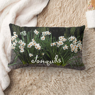 COJÍN LUMBAR "JONQUILS BLANCOS"