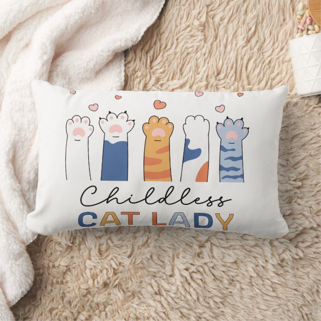 Cojín Lumbar Kamala Harris 2024, presidente de Gato Electoral (Manta)