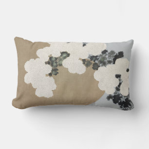 Cojín Lumbar Kamisaka Sekka japón pintura tradicional vint