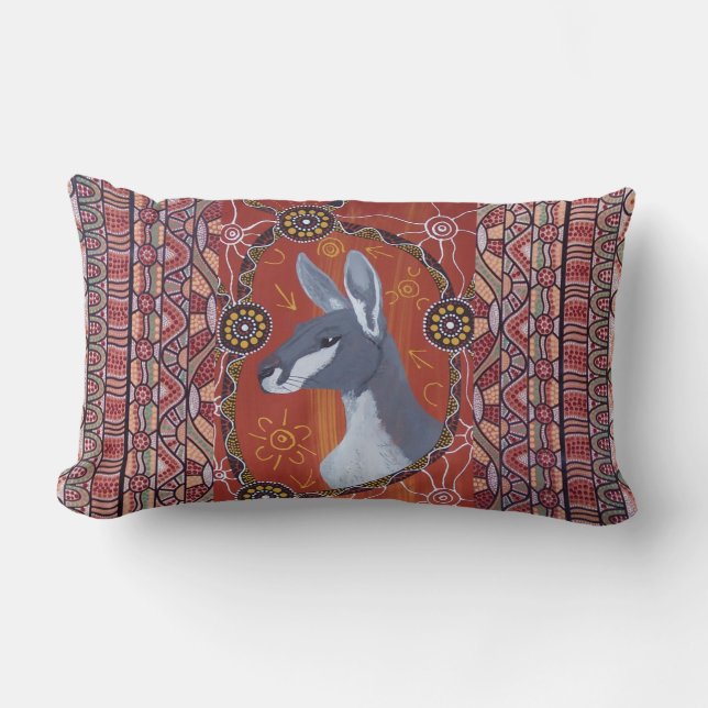 Cojín Lumbar Kangaroo Dreaming Autumn Collection Cushion Pillow (Anverso)