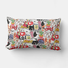 Cojín Lumbar kawaii funny pet design - cute animal lover 