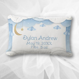 Cojín Lumbar Keepsake Baby Boy Birth Record