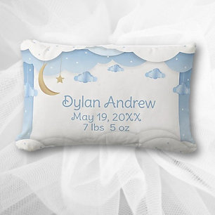 Cojín Lumbar Keepsake Baby Boy Birth Record