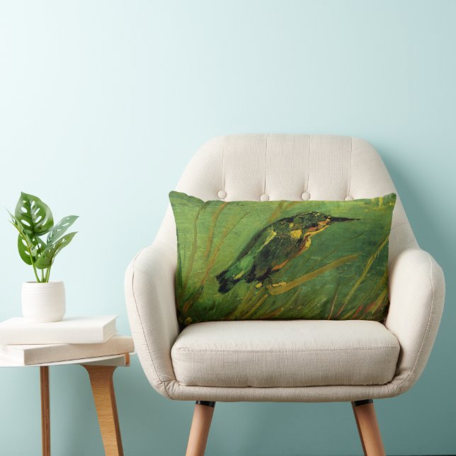 Cojín Lumbar Kingfisher por Vincent van Gogh (Silla)