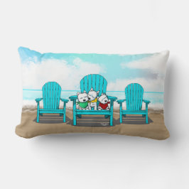 Cojín Lumbar KiniArt Beach Westies