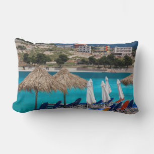 Cojín Lumbar Ksamil, ciudad frente a la playa