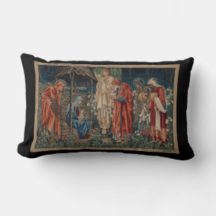 Cojín Lumbar La adoración del Magi (por Edward Burne-Jones)