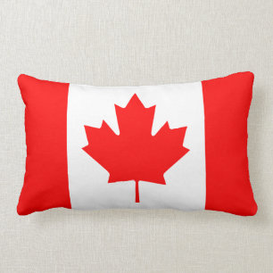 Cojín Lumbar La bandera canadiense - recuerdo de Canadá