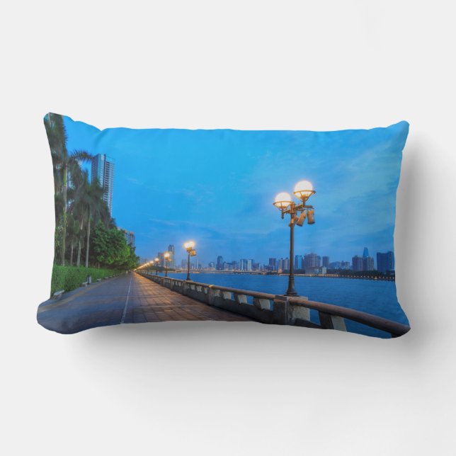 Cojín Lumbar La ciudad de Guangzhou (Anverso)