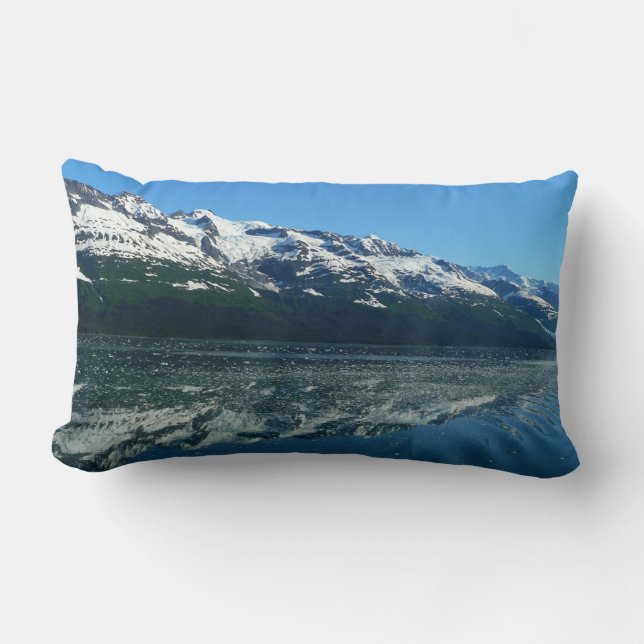Cojín Lumbar La costa de Alaska, hermosa fotografía natural (Anverso)