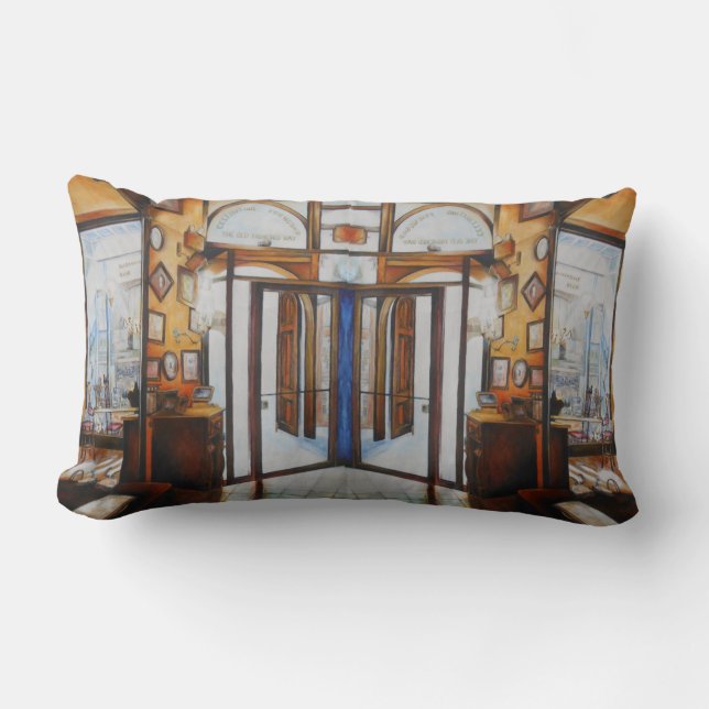 Cojín Lumbar La curiosidad es la herramienta de los sabios (Anverso)