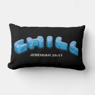 Cojín Lumbar La fe cristiana enfría la tranquilidad y la espera