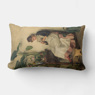 Cojín Lumbar La joven florista (por Carl Zewy)