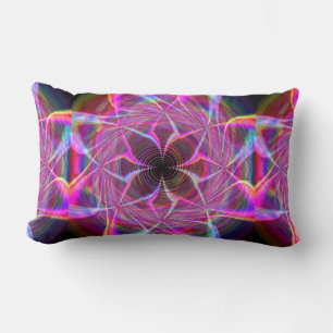 Cojín Lumbar La loca espiral arcoiris dos