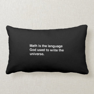 Cojín Lumbar La matemáticas es lengua de dioses