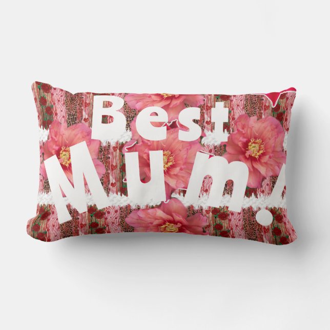 Cojín Lumbar ¡La mejor Mamá! (Anverso)
