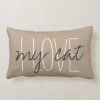 La MODA PILLOW_ " AMO… mi gato "
