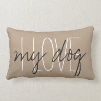 La MODA PILLOW_ " AMO… mi perro "
