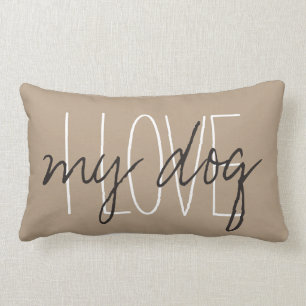 Cojín Lumbar La MODA PILLOW_ " AMO… mi perro "